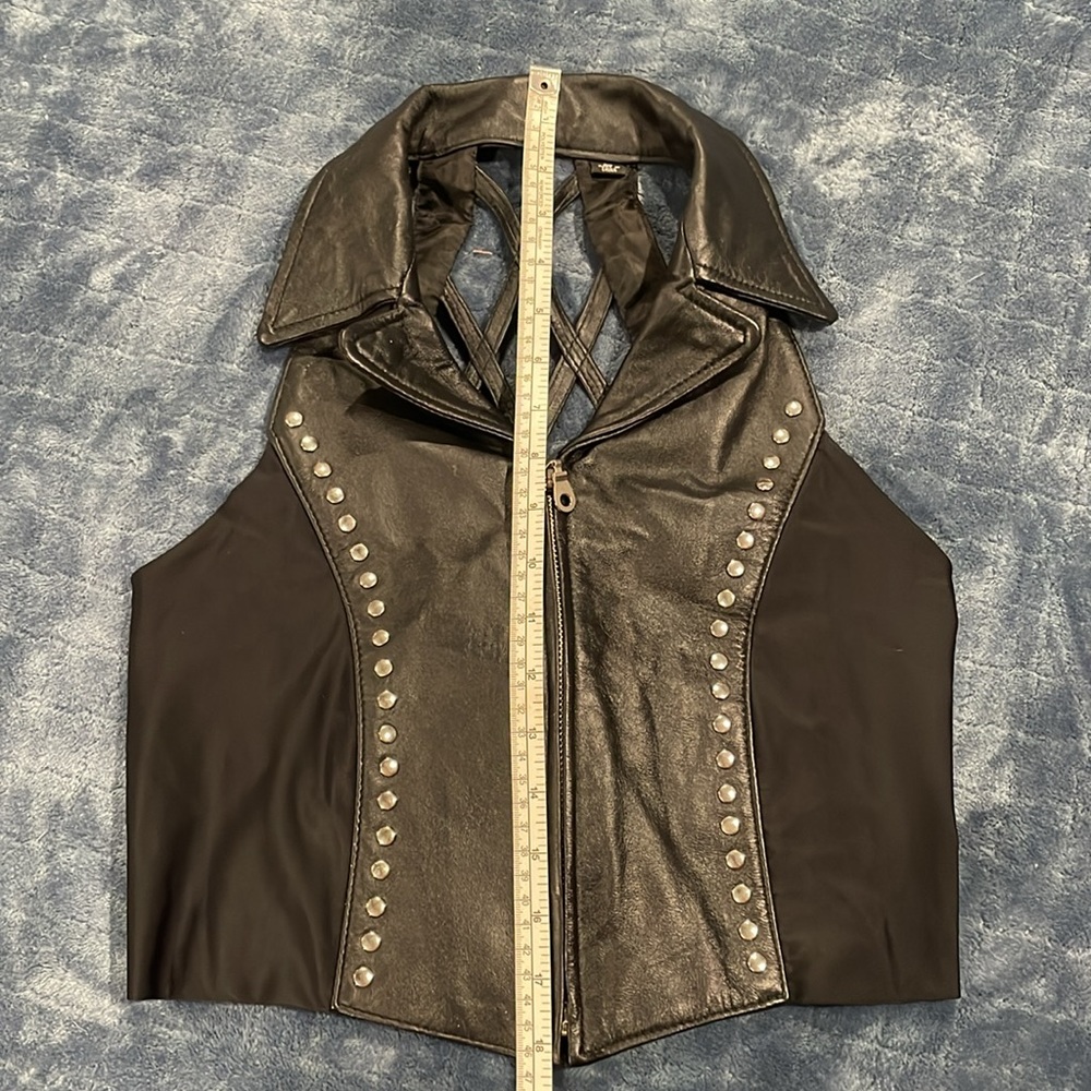 Leather vest - Picture 6 of 7